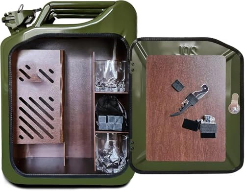 Kadxyan Whisky-Barschrank – Minibar Für Herren | Tragbare Aufbewahrungsbox Und Weinkühler | Individuelle Ehemann Und Vater