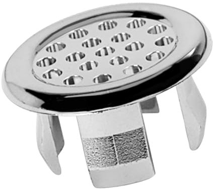 Anillo Embellecedor De Desbordamiento Para Lavabo De Baño, Cubierta De Drenaje De Desbordamiento Para Baño, Anillo De Rebose Para Lavabo, Anillos De Cubierta De Desbordamiento Inserto De Orificio,Tapa