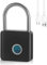 Vorhängeschloss Fingerabdruck, Schwarz Wetterfest Schloss mit Fingerabdruck USB-Aufladung Fingerabdruck Schloss, Fingerprint Sschloss für Spind, Fitnessstudio, Lagerhäuser, Gepäck