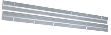 Newly Z100 Powerbar Zbar 100 cm | Système de suspension pour grands panneaux en bois, peintures, tranches | Montage mural robuste et réglable | Capacité de charge jusqu'à 30 kg | Aluminium | Fixation