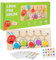 Color Matching Puzzle, Coloring Sorting Maze Board, Caterpillar Slide Puzzle, 8.82 inches Interactive Learning Toy, Fine Motor Skill Builder for Toddler, Kids, Ages 3 and Up