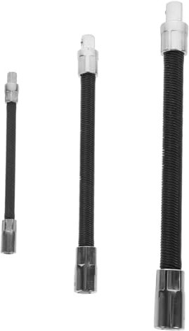 ABOOFAN 1 Set Flexible Socket Extension Bar Set Connection Rods for Automotive Projects Light Torque Applications Soft Shaft Reduces Hand Fatigue Comfortable Use