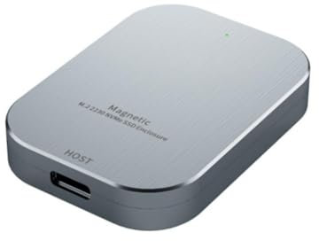 Boîtier magnétique M.2 NVMe 2230 SSD USB 3.2 Gen 2 10 Gbps Type-C Boîtier externe pour iPhone Box Max ProRes Drive Disk 15 Pro dur