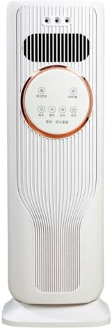 Climatiseur Mobile Silencieux, Ventilateur Colonne Oscillant Télécommande, Rafraîchisseur D'air Silencieux Sans Évacuation, 3 Vitesses, Minuterie 12H, Pour Salon, Bureau, Chambre (Blanc)