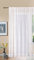 Gardine Store Jacquard Isabella HxB 245x300 cm Kräuselband Universalband Weiß Längsstreifen Transparent Voile Vorhang Wohnzimmer, 13145