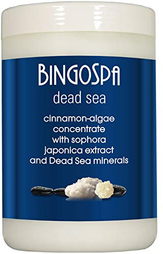 Concentrato anticellulite di cannella e alghe del Mar Morto per rassodare e modellare i minerali del Mar Morto - 1000 ml BINGOSPA