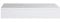 Home Supplies Ceramic Cloakroom Basin Hand Washing Sink, Modern Design Gloss White Countertop Basin Cloakroom Sink for Bathroom Lavatory, Vanity Cabinet (Shelf)