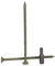 (Lot de 80 pièces) - Vis de finition verte anti-corrosion, tête fraisée, Torx, 5,0 x 100 mm, pointe de type 17 - vis d’extérieur pour terrasse en bois