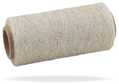 Leinen-Baumwoll-Garn, Naturfarben, 50 Gramm Stärke 0.80 mm, Länge 400 Meter