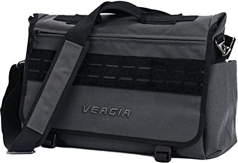 VEAGIA Unisex Messenger Bag Kuriertasche, Grau 01