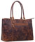 STILORD 'Marika' Borsa Laptop 15,6 Dogana Donna Pelle Grande Cartella Business pelle a tracolla ufficio vintage vera pelle, Colore:prestige - marrone