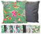 JACK Outdoor Motiv Kissen 45x45cm Lounge Dekokissen inkl. Füllung Wasserabweisend Sitzkissen Garten Stuhl, Farbe:Vögel Grün