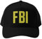 Baseballmütze FBI Baseballmütze Hut Sonne Einfarbig Hip Hop Damen Mütze Jungen Bedruckt Sommer Snapback Outdoor Sport Casual Herren Cap Schwarz