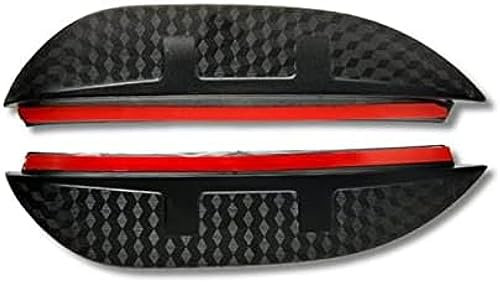 Auto Rückspiegel Visier Abdeckung Trim Schild Regen Augenbraue Zubehör, Für Jeep Renegade 2015-2022, Carbon Schwarz