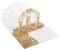 Siumir Pop Up Hochzeitskarte mit Umschlag 3D Karte Hochzeit Glückwunsch Karte Hochzeitseinladungen für Hochzeitstag, Valentinstag, Hochzeitsgeschenke (Funkelndes Roségold)