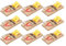 Victor M205-9 Easy Set Kunststoffpedal aus nachhaltigem FSC-Holz, Humane Snap-Rattenfalle, 9 Holzfallen