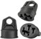 Petellow 2x Contact Protection Pin Cover for Bosch E-Bike Battery, Waterproof, TPE, Black