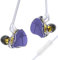 CCZ BC04 in-Ear Monitors, 10MM CNTD Dynamic Driver+Customize Balanced Armature Hybrid Wired Earbuds in-Ear Earphones Musicians in Ear Headphones with Detachable Cables, Noise-Isolating Earbuds