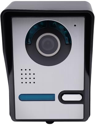 Video Türsprechanlage, 7 Zoll Türklingel, Gegensprechanlage, Gegensprechanlage, Kamera, Monitor, Mit 2x7 Farb Monitor Und 1 Außenkamera Nachtsicht