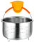GREATLINK Vegetable Steamer Basket for Pot, Instant Pot Accessories 3Qt, Stainless Steel Mesh Strainers and Colanders for Cooking Broccoli, Eggs, Pasta, Quinoa, Spaghetti (3 Qt - Steamer Basket)