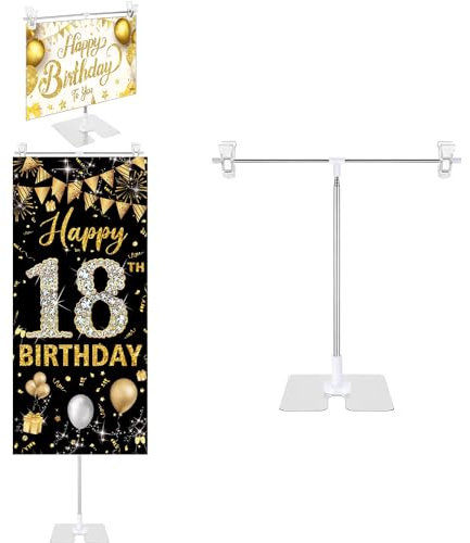 HMLFDC Porte Affiche Largeur et Hauteur Réglables, Publicitaire Présentoir A4 A3 Acier Inoxydable, Porte-Bannière Porte-Affiche pour Mariages, Foires, Commerce de Détail, Menus