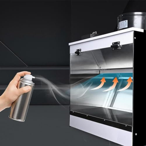 Cabine De Table Artisanale, Cabine De Pulvérisation, Système De Double Filtration, Éclairage Led, En Acier Inoxydable 304, Pour Modèle De Gâteau, Nail Art, Poterie Et Artisanat 58 X 50 X 40 Cm