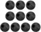 rockible 10 Stück Fitness-Rollenkabel-Ballstopper, Ersatz-Hebekabelgelenkteile, Übungskomponenten, Drahtseil-Stoppbälle, 24.5 mm
