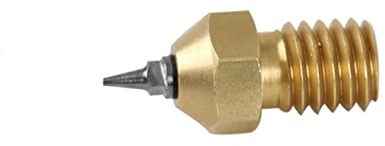 V6 Adapter für Airbrushdüsen, 0.4mm Messing, M6 Gewinde, 1.75mm Filament