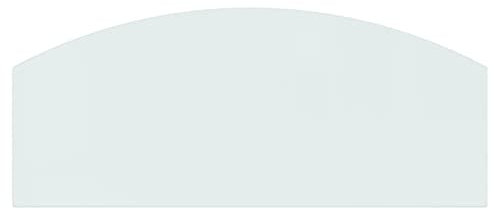 Tidyard Funkenschutzplatte Kaminplatte Kaminglas Funkenschutz Ofenplatte Glasplatte Bodenplatte 120x50 cm