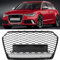CSYKKL Auto Front Stoßstange Kühlergrill für Audi A6 S6 C7 2015-2018,Vorne Kapuze Kühlergrill,Verschleißfest Mittelnetz Kühlergrill Tuning Zubehör