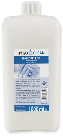 2 Stück Hygoclean Handpflegecreme revitalisierend, V: 1l, weiß, Handpflegecreme, Hautpflege, Feuchtigkeitscreme