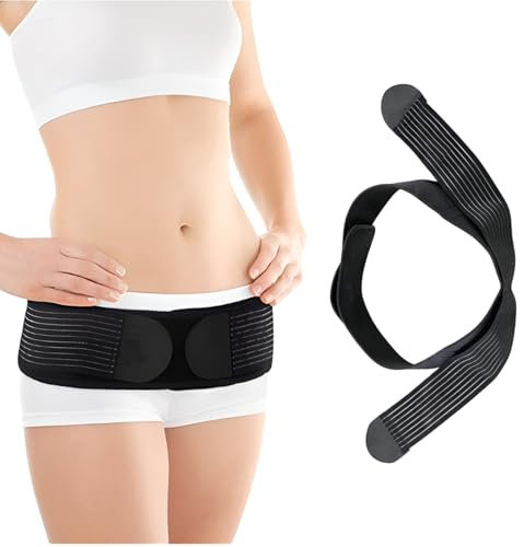 Pluvyze Ischias Gürtel,Verstellbar Orthogürtel,Ortho Gürtel Ischias,Komfortable Unterstützung,Unisex,zur Linderung von Beschwerden Im Becken,Unteren Rücken,Hüft und Leistenbereich