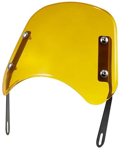 ZWXHN 5-7 Zoll Motorrad Retro Cafe Racer Scheinwerfer Windschutzscheibe Instrumentenvisier Für Y&amaha XJR 1300
