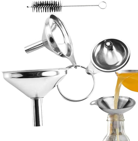 Entonnoir De Cuisine En Acier Inoxydable – Pro Flow | Entonnoir En Acier Inoxyable – Entonoir Cuisine | Embudo De Acero Inoxydable | Imbuto Acciaio | 2026 Professionnel | Pour Confiture De L