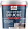 béton ciré, salle de bain, douche italienne, pièce d'eau, kit, beton, cire, salle de bains, douche italienne - 2 m² (en 2 couches) Isatis Blanc - ARCANE INDUSTRIES