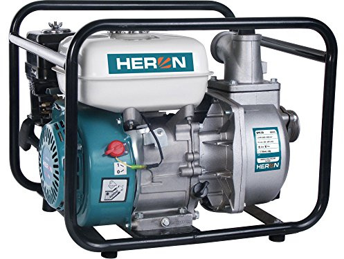 HERON Motor Wasserpumpe, 5,5Hp, Durchflussleistung 600l / min, Einlass und Auslass
