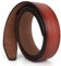 Nelbons Herren Gürtel Ratsche Automatik Gürtel für Männer 35mm Breit Ledergürtel, Ohne Schnalle (Rot Braun N21, Länge 130cm Geeignet für 30-43 taille)…