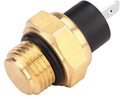 Motorrad Lüfterschalter, Motorrad Kühlerlüfter Temperaturschalter Kupfer Induktionsschalter 37760-MT2-003 für VFR700F VFR750F VFR800 VTR1000F VT600 VT750 VT1100