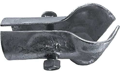 Endklemme/T-Klemme: 1-3/8 Zoll Kettenglied-Zaunklemme (zum Einschlagen in ein Rohr (1-3/20.3 cm x 1-3/20.3 cm) 1 Klemme