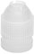 Restaurantware Pastry Tek Round White Plastic Medium Russian Piping Tip Coupler - 1 Count Box