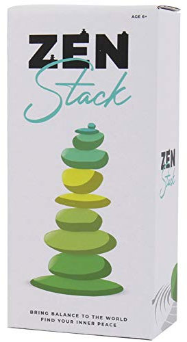 Gift Republic Galets empilables Zen Stack - Pierres d'équilibrage - Cadeau éducatif pour Enfants et Adultes