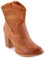 Toocool Stivali Donna Stivaletti Tronchetti Traforati Estivi Tacco Comodo G633 [37,Camel]