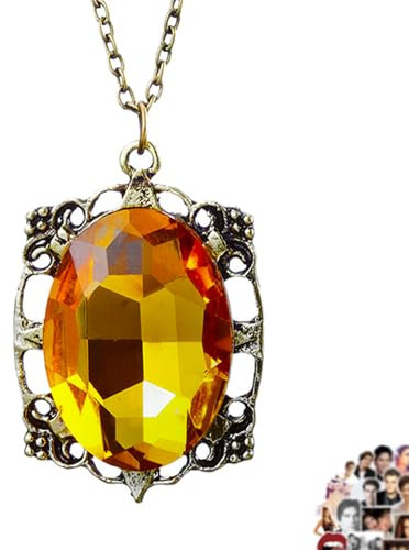 YouU The Vampire Necklace Sticker Set Bonnie Bennett Katherine Necklace for Fans Cosplay Costume Jewelry Total 21 pcs