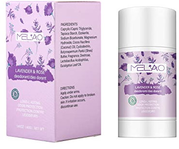 Deodorante donna uomo, naturale antitraspirante deodorante lavanda, crema deodorante ascelle intimo senza alluminio deodoranti solido stick fresco e pulito, antiodore migliora l'odore corpo 40g