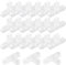 GLADFRESIT Fliesen-Abstandshalter, 10 mm, T-Form, abnehmbare Fliesen-Abstandshalter für Boden – Platten-Abstandshalter für DIY, Pflaster, Fliesenwand, Terrasse, rote Ziegel, Garten, 100 Stück