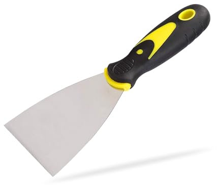 G4GADGET 4 Inch Paint Scraper Tool – Heavy Duty Wallpaper Scraper, Filling Knife, Putty Knife & Plastering Tool – Ideal for DIY, Decorating, Glass, Window & Oven Cleaning