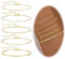CharmBurst 5 Stück Armband Damen Gold Silber Armbänder Damen Edelstahl Verstellbare Armkette Bracelet Set Goldarmband Silberarmband Armband Schmuck Gold