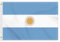 Bandera Argentina grande, 60 x 90 cm, 2 x 3 pies mediana 150D Bandera Argentina, impresión a doble cara resistente, decoración de ojales de latón medianos, Argentina