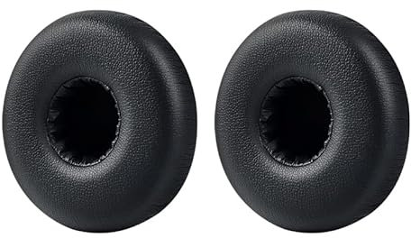 N60NC Ear Pads, Replacement Earpads Cushion Cover Compatible with AKG N60NC N60NCBT Headphones Earmuff Repair Part,Black Leather Wired