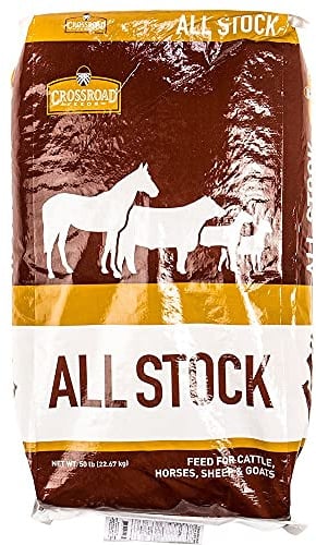Purina All Stock Feed for Cattle, Horses, Sheep & Goats, Sweet Feed Textured, 50lbs